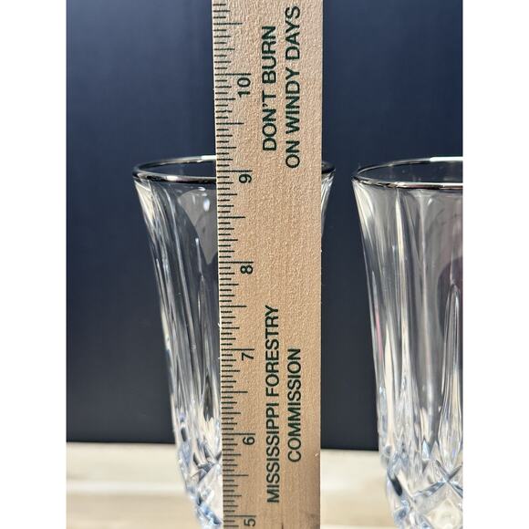 Set/4 Noritake Rockford Wedding Champagne Flute FULL LEAD CRYSTAL No Box Gift - Picture 7 of 8